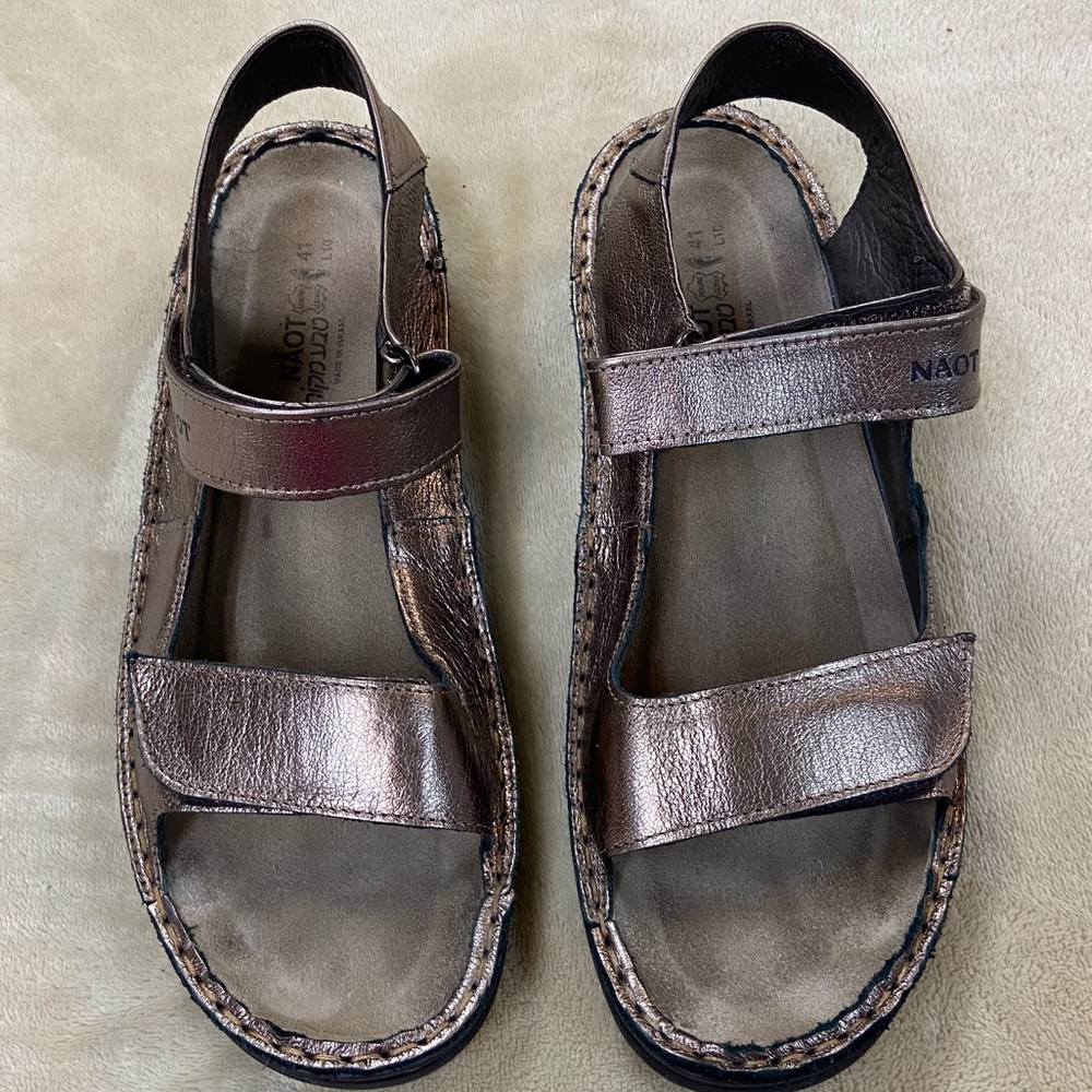 Naot Hook And Loop Sandals Size 41 - image 1